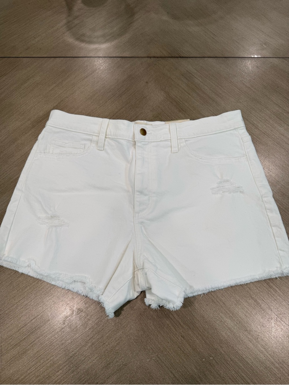 Universal Thread Highest Rise Shortie Shorts Size 14R Distressed Stretch NWT - Picture 1 of 8